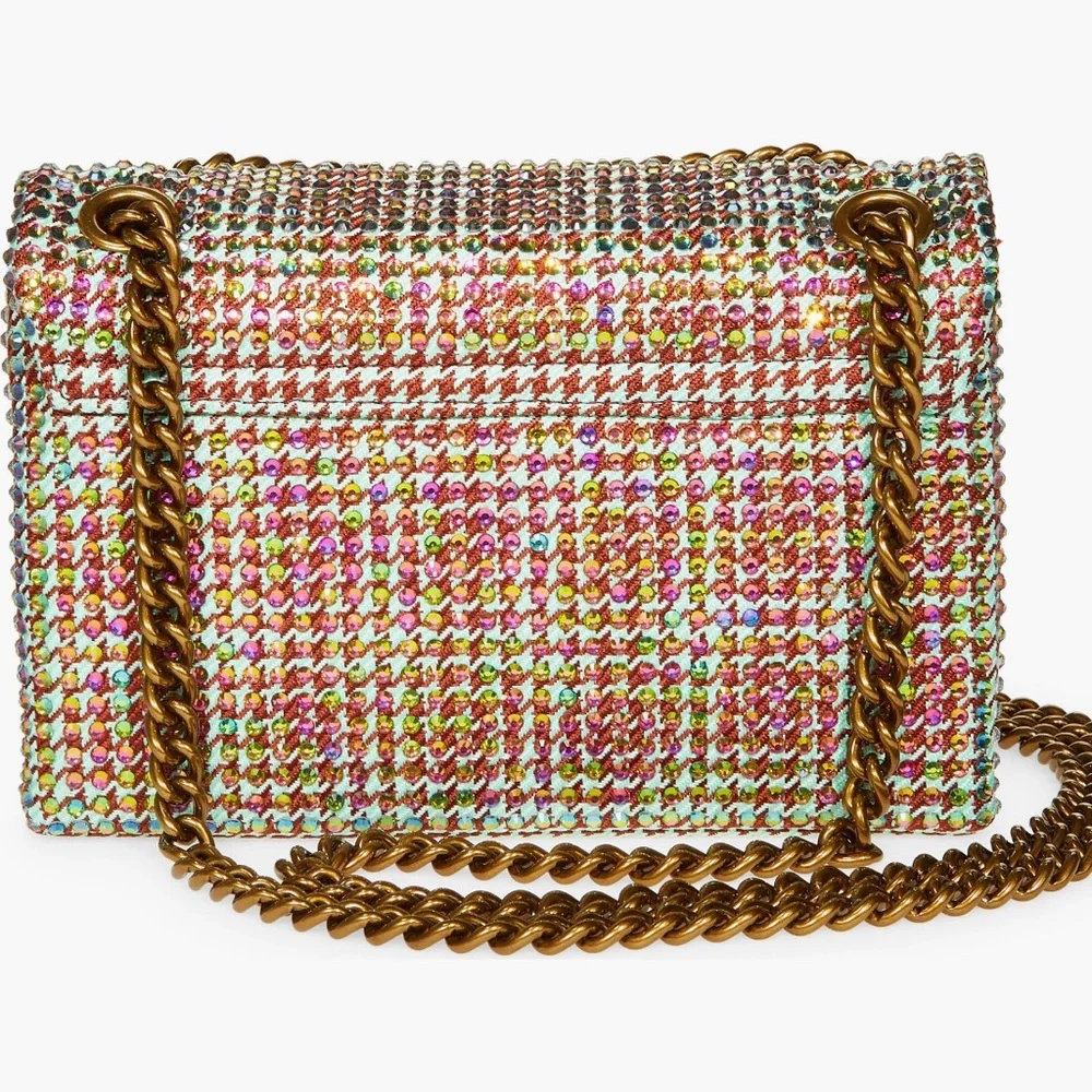 NEW Kurt Geiger London Brixton Mini Rhinestone Crossbody Bag CRYSTALS